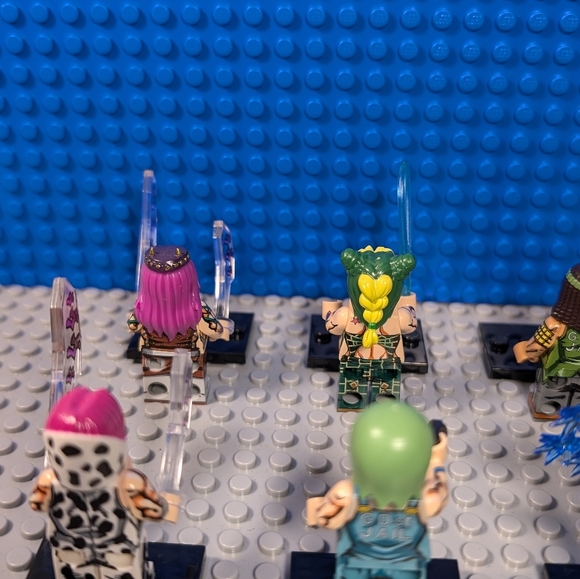 8 Minifigures- Jojo Anime Building Block Toy Manga Action Figure Collectible - Picture 8 of 12